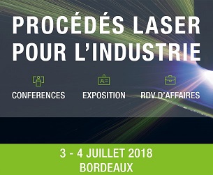 Illustration article Procédés Laser pour l'Industrie les 3 et 4 juillet 2018 à Bordeaux
