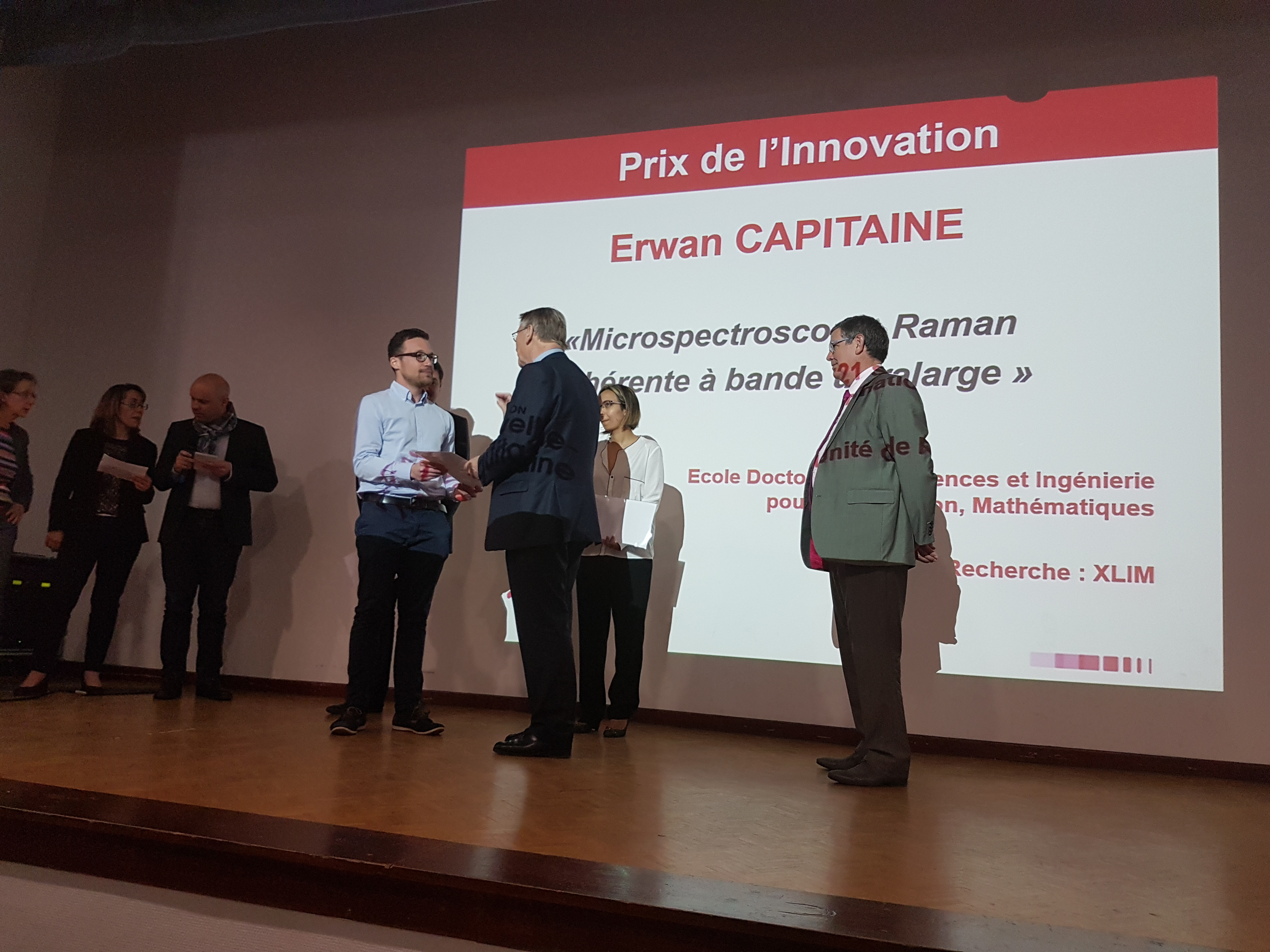 Illustration article Concours de thèse Jean-Claude Cassaing : Erwan Capitaine, du laboratoire XLIM, remporte le Prix de l’Innovation