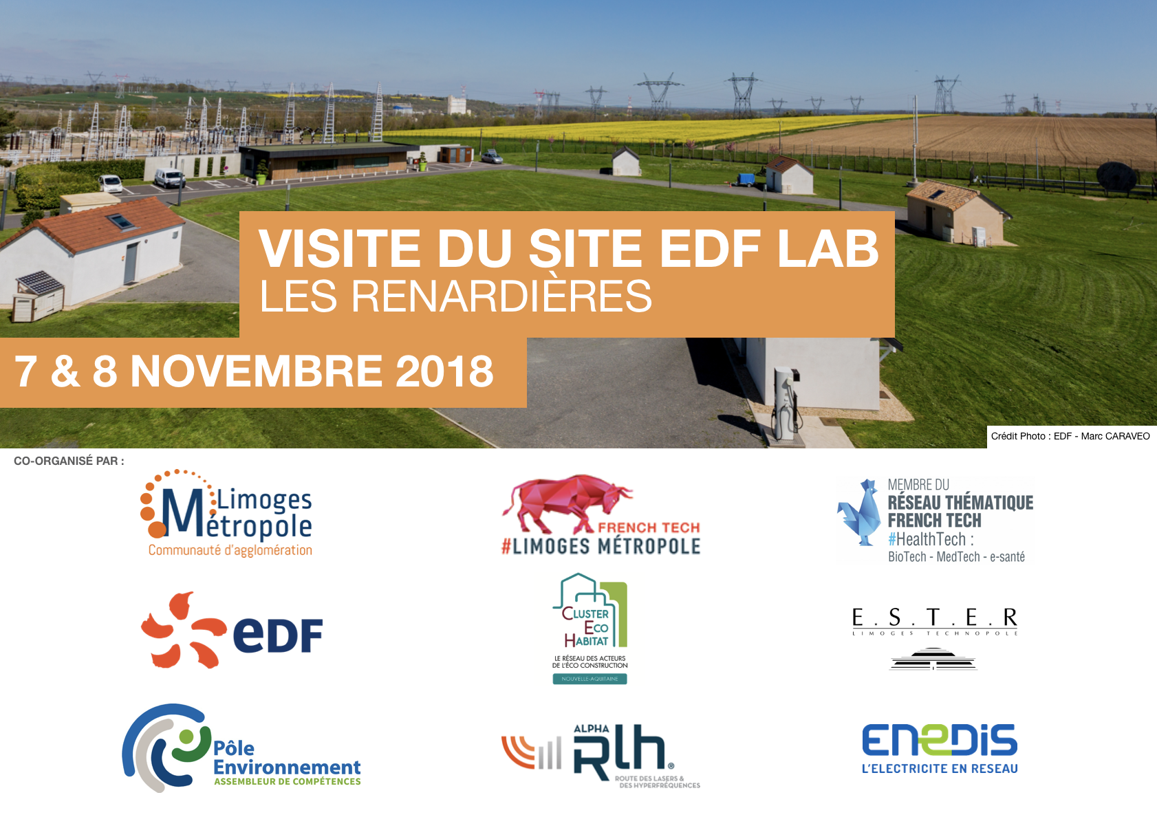 Illustration article Appel à candidatures : visite du site EDF LAB Les Renardières (77) les 7 et 8 novembre 2018